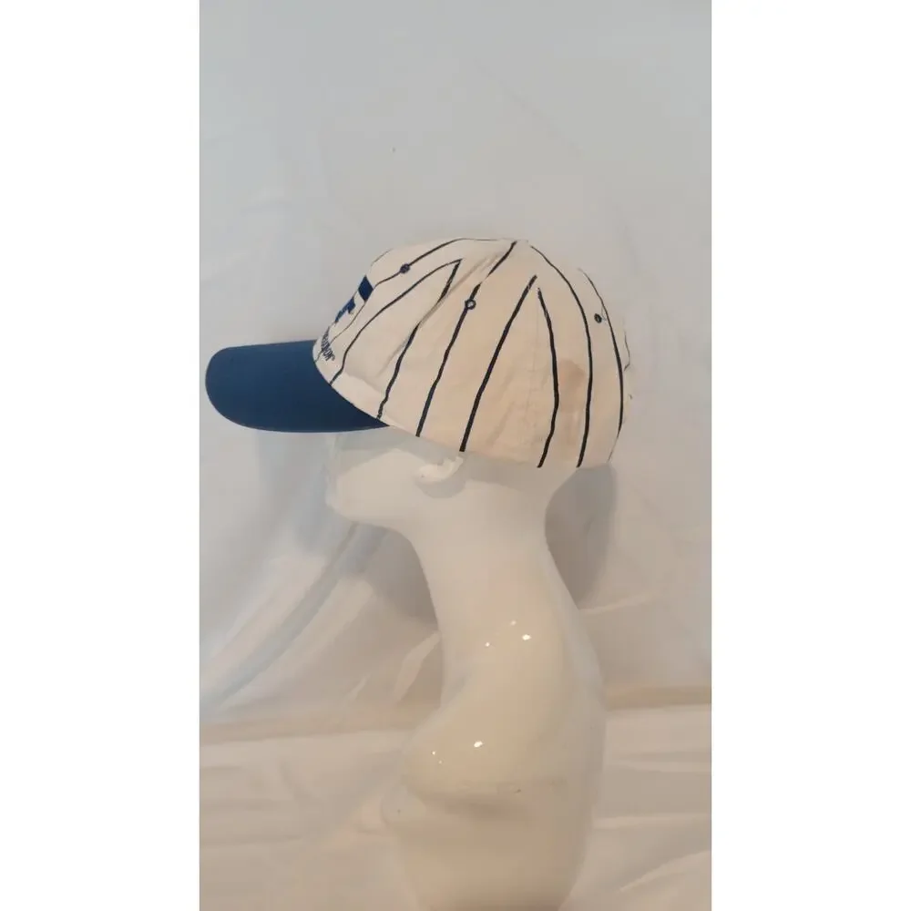 Vintage WWF World Wrestling Federation Pinstripe Snapback Hat Made USA Wrestling
